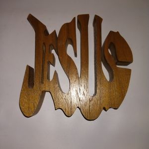 Jesus Wood Carving